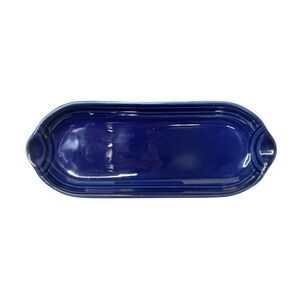 Fiesta Relish Utility Tray Corn Cob Tray Cobalt Dark blue 10" Vintage HLCo